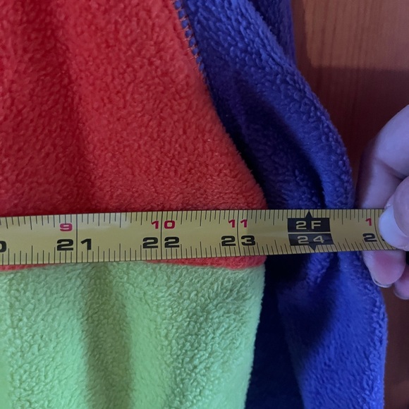 The White Lotus Sydney Sweeney Colorblock Hoodie men’s L fleece pockets outdoor - Picture 7 of 7